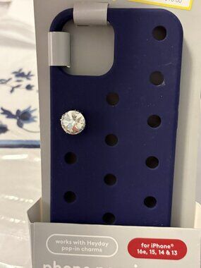 New Hey Day Purple Silicone Phone Case for Iphone 15, 14 & 13